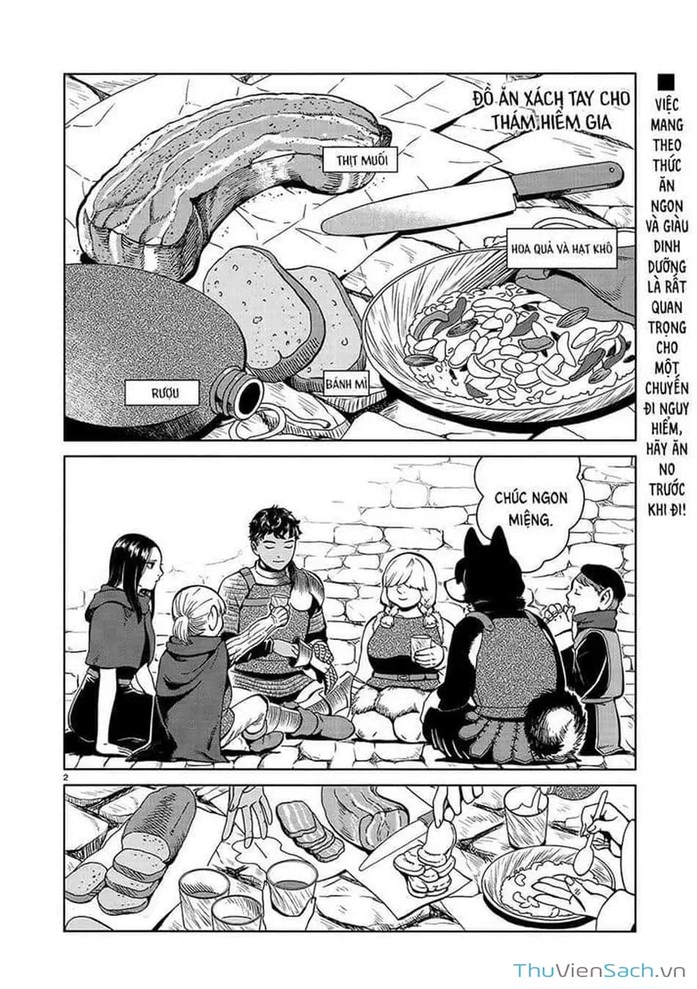 Truyện Tranh Mỹ Vị Hầm Ngục - Dungeon Meshi trang 4