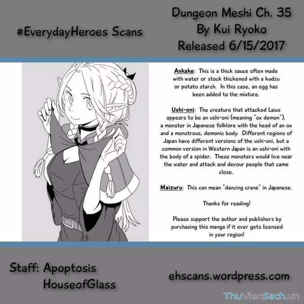 Truyện Tranh Mỹ Vị Hầm Ngục - Dungeon Meshi trang 4