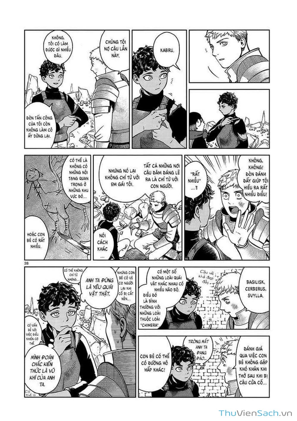 Truyện Tranh Mỹ Vị Hầm Ngục - Dungeon Meshi trang 4