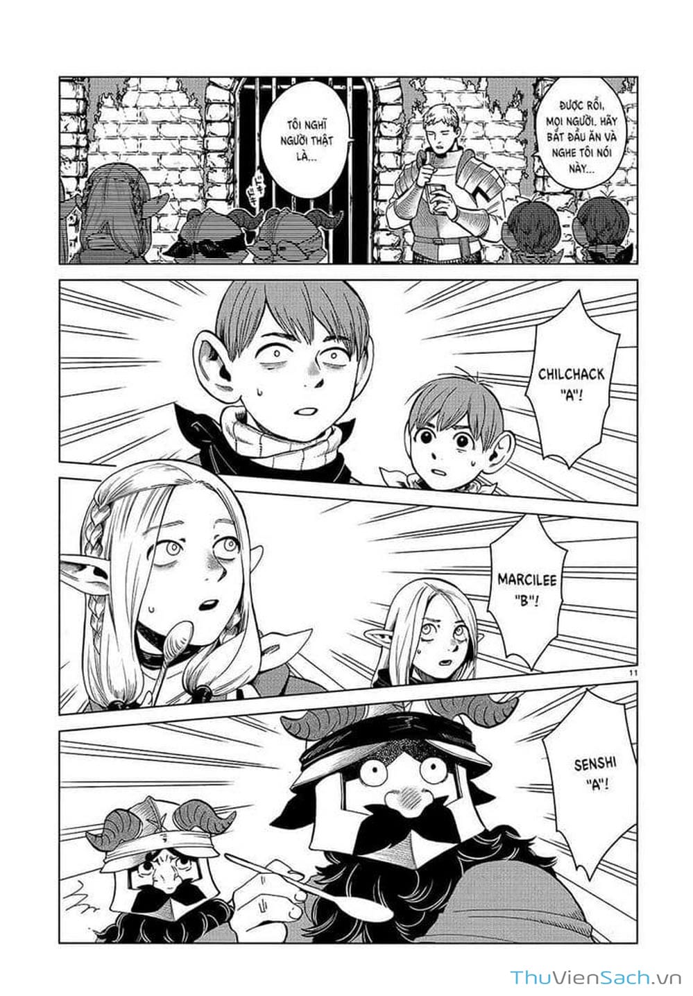 Truyện Tranh Mỹ Vị Hầm Ngục - Dungeon Meshi trang 4