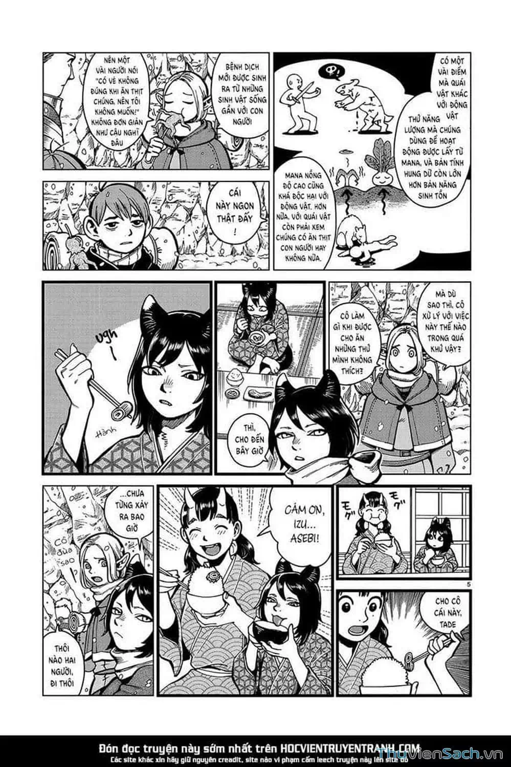 Truyện Tranh Mỹ Vị Hầm Ngục - Dungeon Meshi trang 4