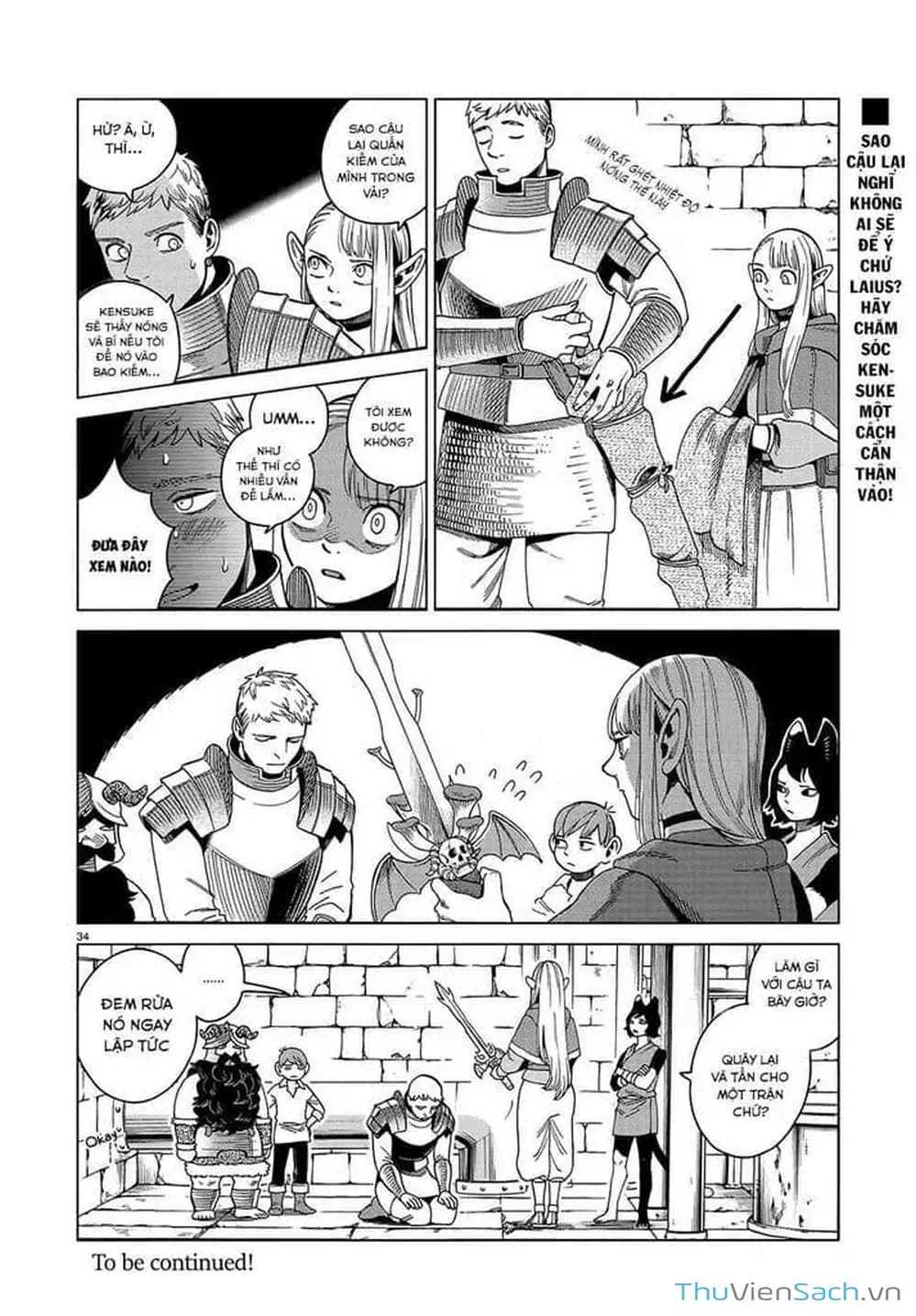 Truyện Tranh Mỹ Vị Hầm Ngục - Dungeon Meshi trang 4