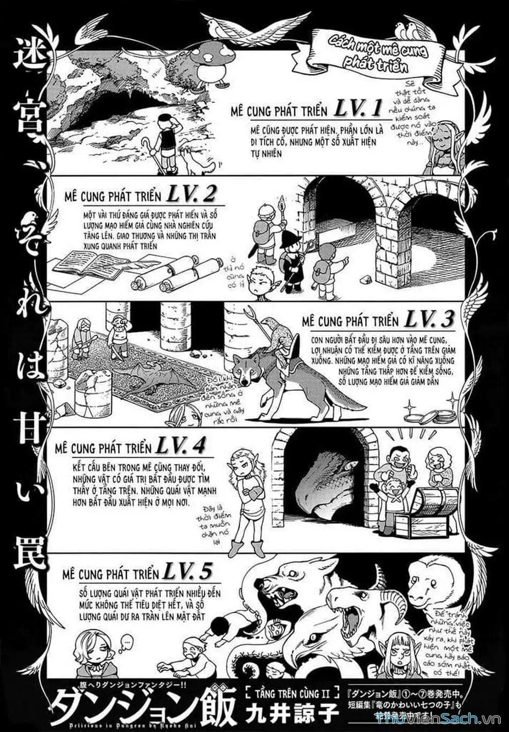Truyện Tranh Mỹ Vị Hầm Ngục - Dungeon Meshi trang 4