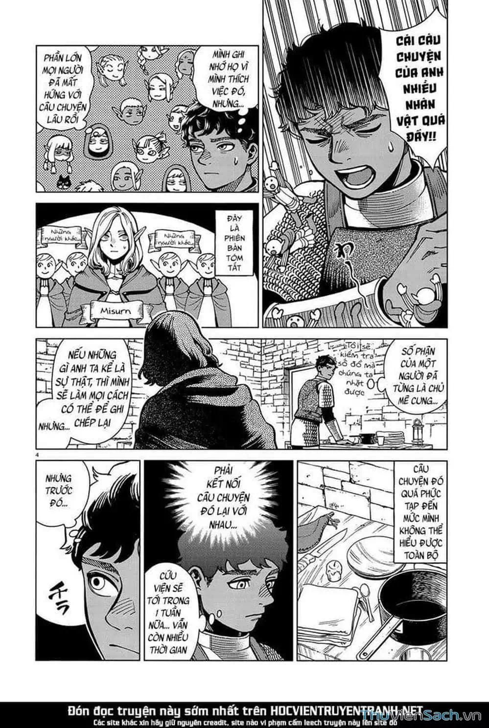 Truyện Tranh Mỹ Vị Hầm Ngục - Dungeon Meshi trang 4