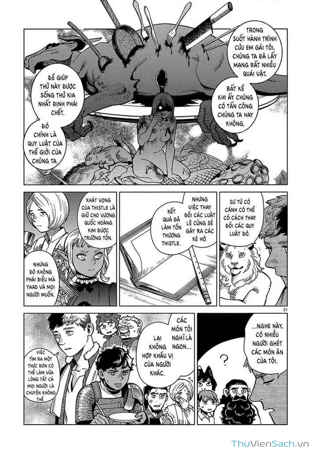 Truyện Tranh Mỹ Vị Hầm Ngục - Dungeon Meshi trang 4