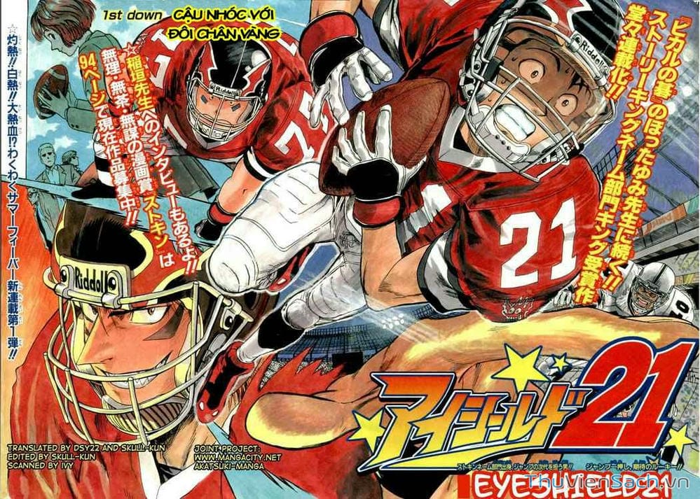 Truyện Tranh Lá Chắn Mắt - Eyeshield 21 trang 11