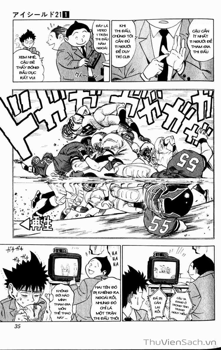 Truyện Tranh Lá Chắn Mắt - Eyeshield 21 trang 38