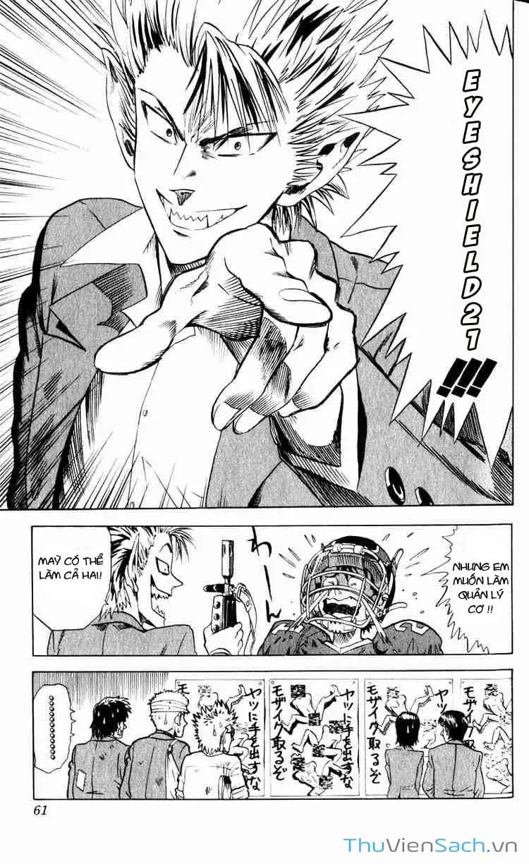 Truyện Tranh Lá Chắn Mắt - Eyeshield 21 trang 6