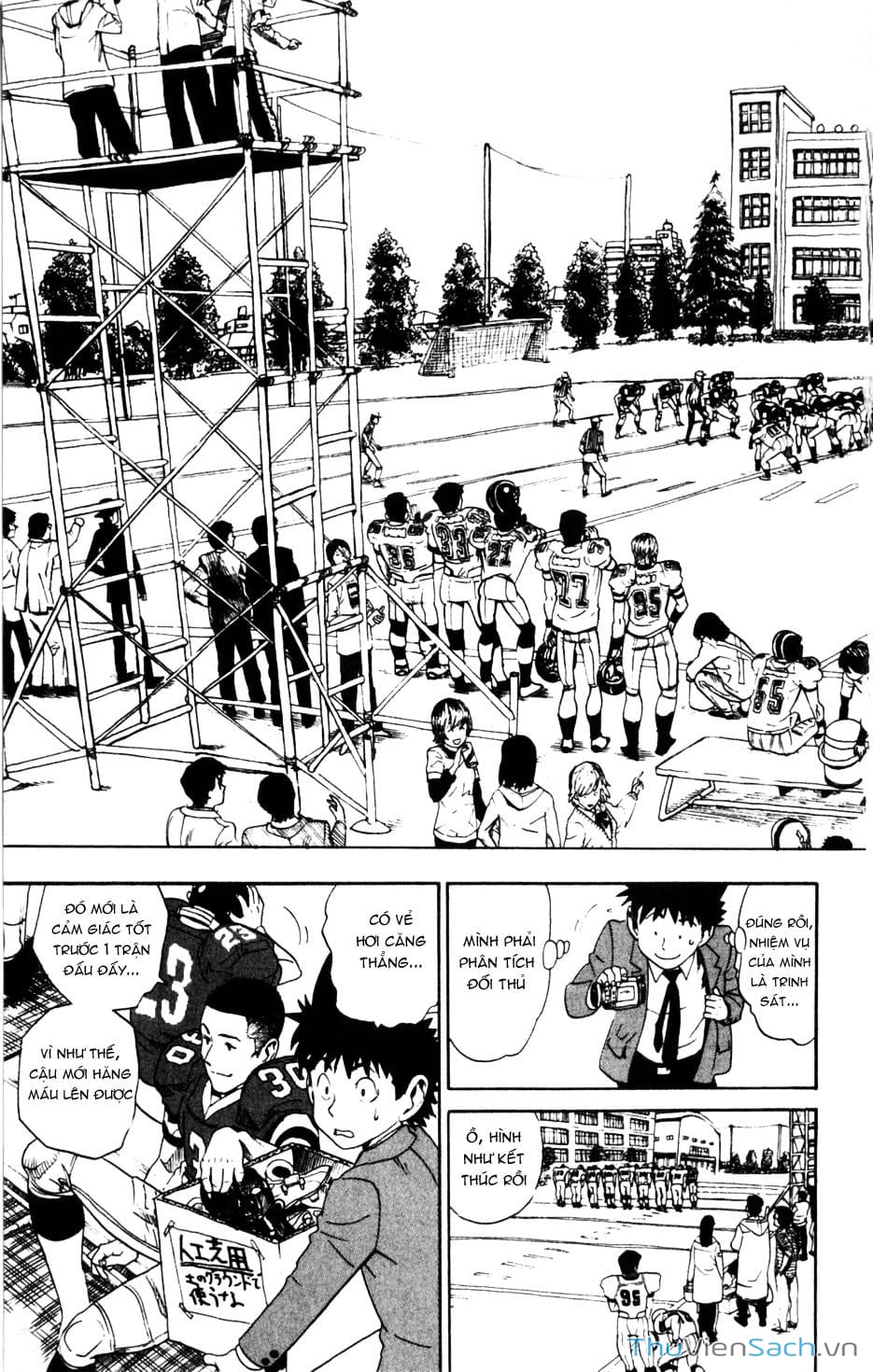 Truyện Tranh Lá Chắn Mắt - Eyeshield 21 trang 118