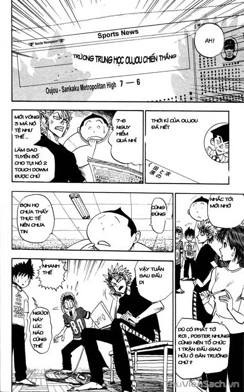 Truyện Tranh Lá Chắn Mắt - Eyeshield 21 trang 6