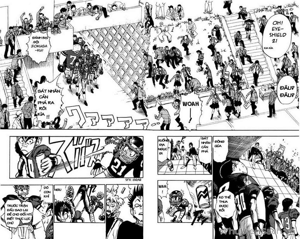 Truyện Tranh Lá Chắn Mắt - Eyeshield 21 trang 525