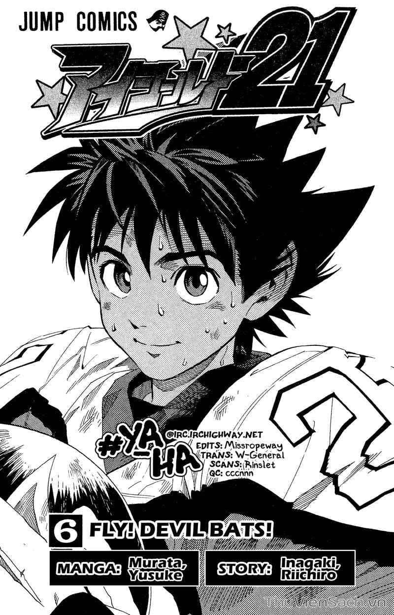 Truyện Tranh Lá Chắn Mắt - Eyeshield 21 trang 6