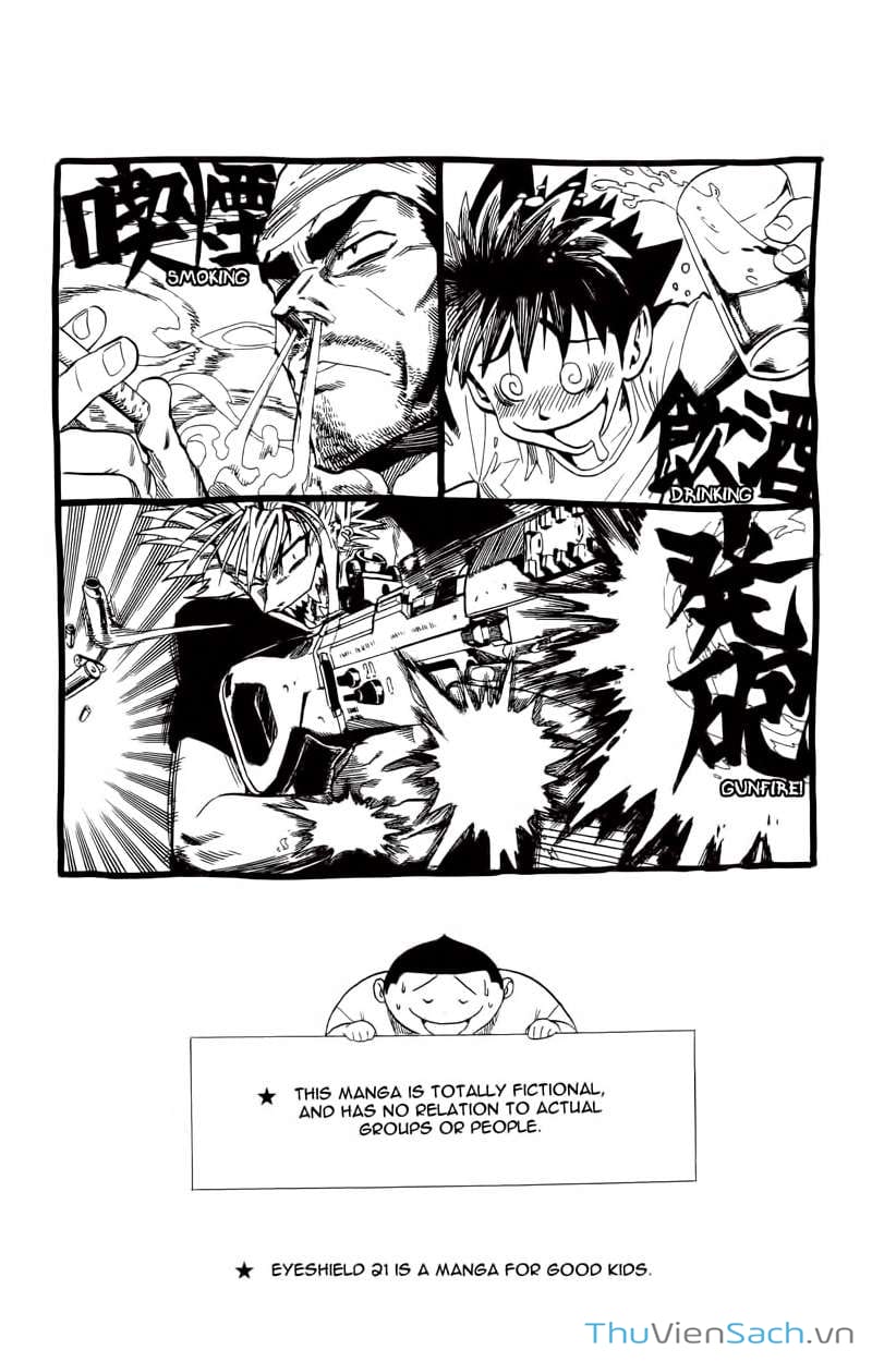 Truyện Tranh Lá Chắn Mắt - Eyeshield 21 trang 6