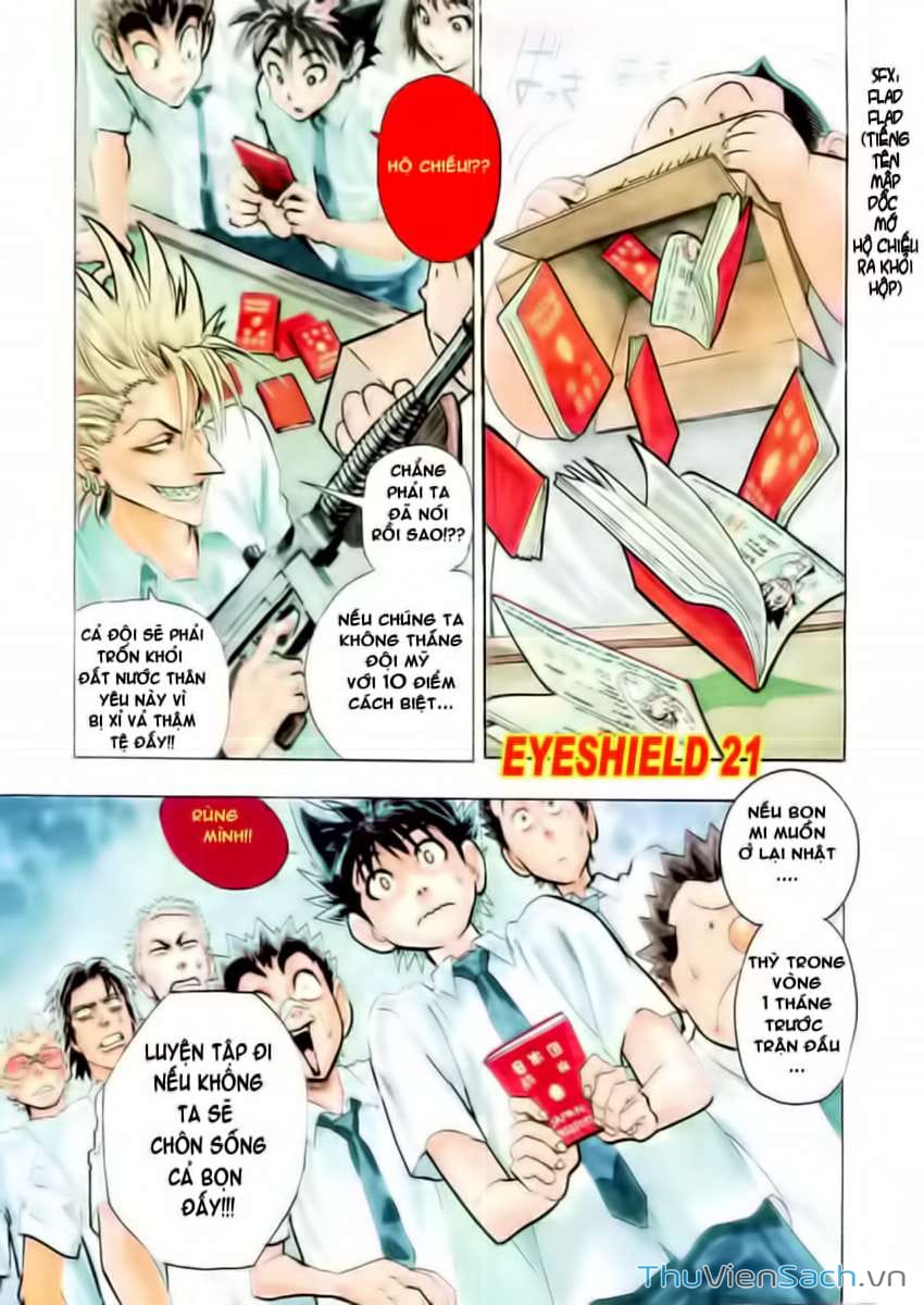 Truyện Tranh Lá Chắn Mắt - Eyeshield 21 trang 1020