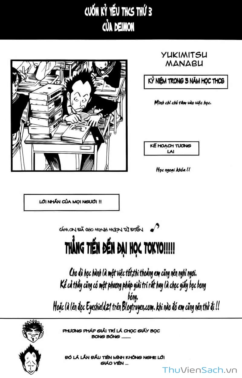 Truyện Tranh Lá Chắn Mắt - Eyeshield 21 trang 1079