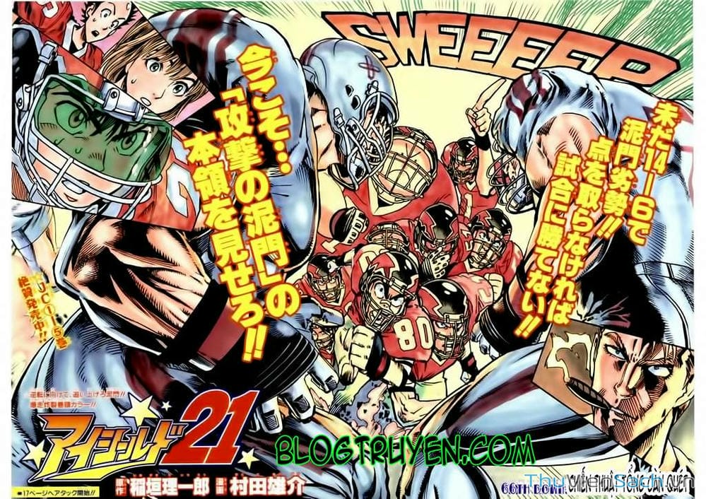 Truyện Tranh Lá Chắn Mắt - Eyeshield 21 trang 6
