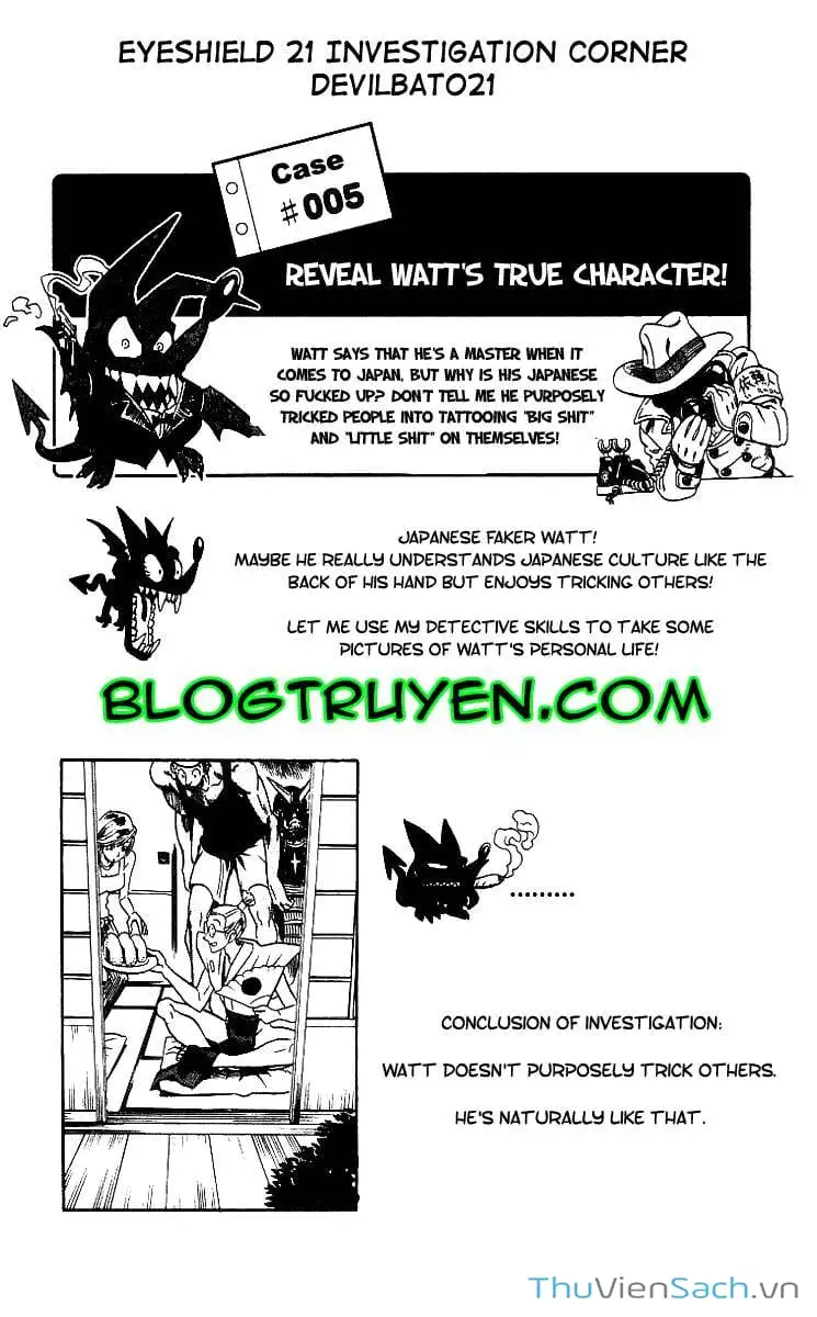 Truyện Tranh Lá Chắn Mắt - Eyeshield 21 trang 6