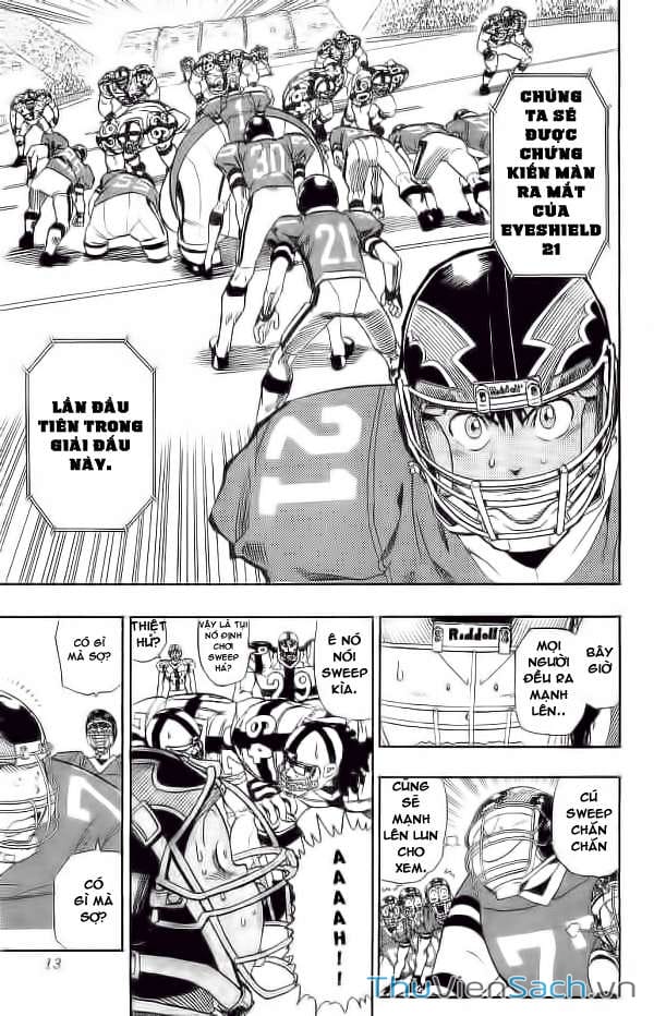 Truyện Tranh Lá Chắn Mắt - Eyeshield 21 trang 6