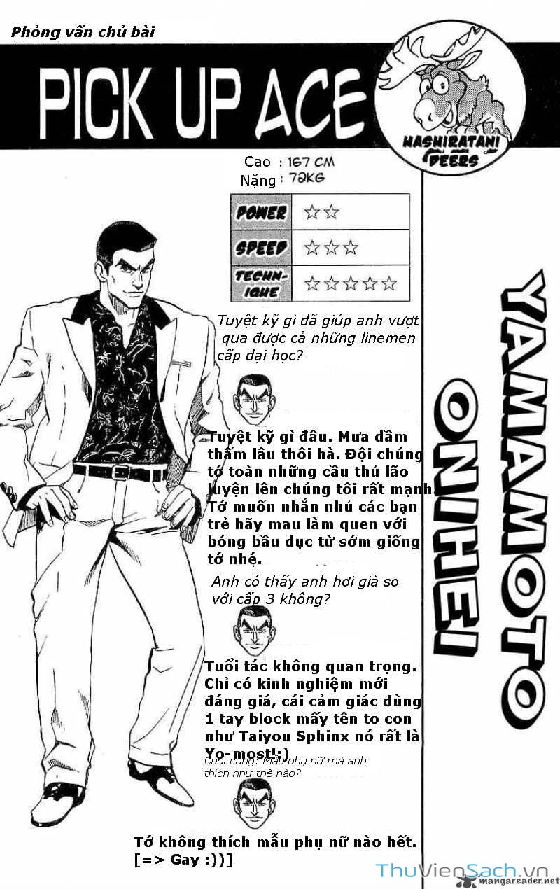 Truyện Tranh Lá Chắn Mắt - Eyeshield 21 trang 6