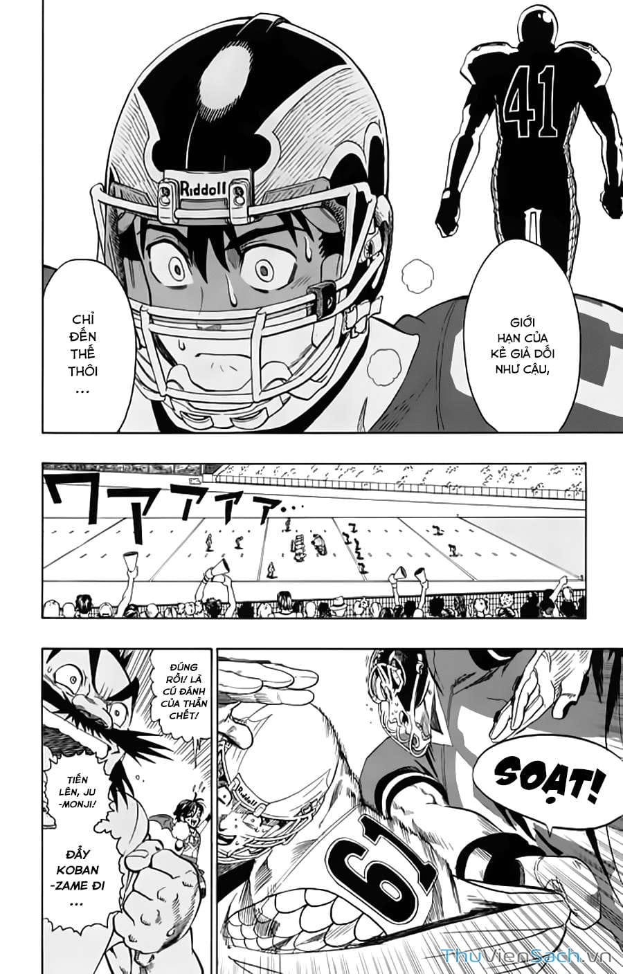 Truyện Tranh Lá Chắn Mắt - Eyeshield 21 trang 2491