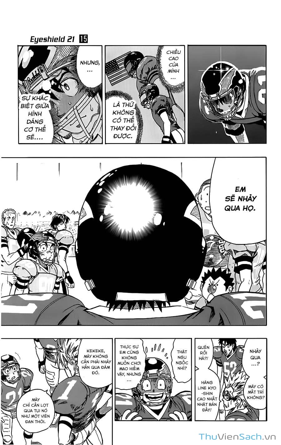 Truyện Tranh Lá Chắn Mắt - Eyeshield 21 trang 2526