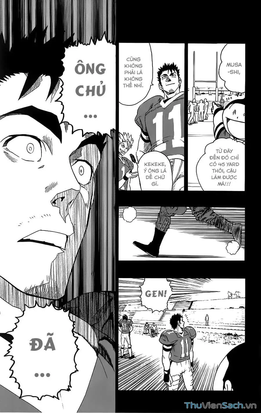 Truyện Tranh Lá Chắn Mắt - Eyeshield 21 trang 6
