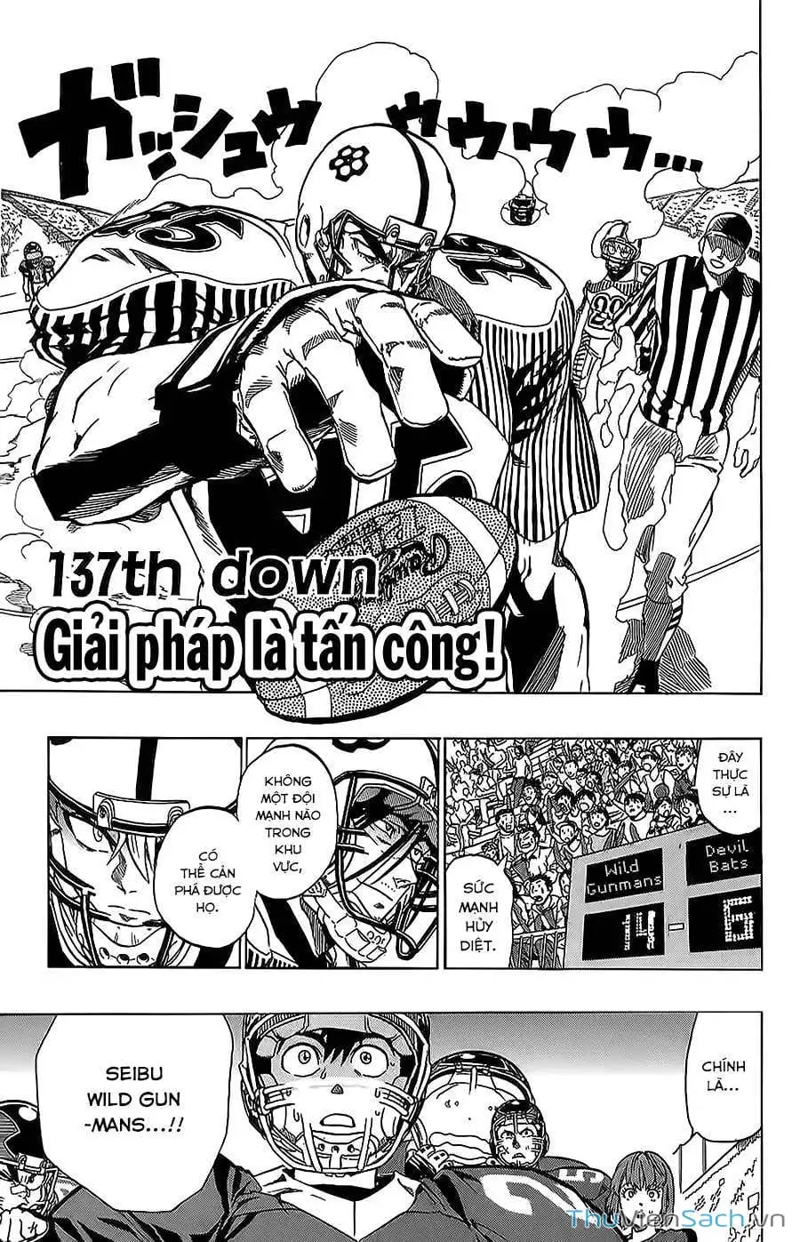 Truyện Tranh Lá Chắn Mắt - Eyeshield 21 trang 6
