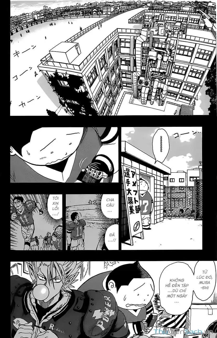 Truyện Tranh Lá Chắn Mắt - Eyeshield 21 trang 6
