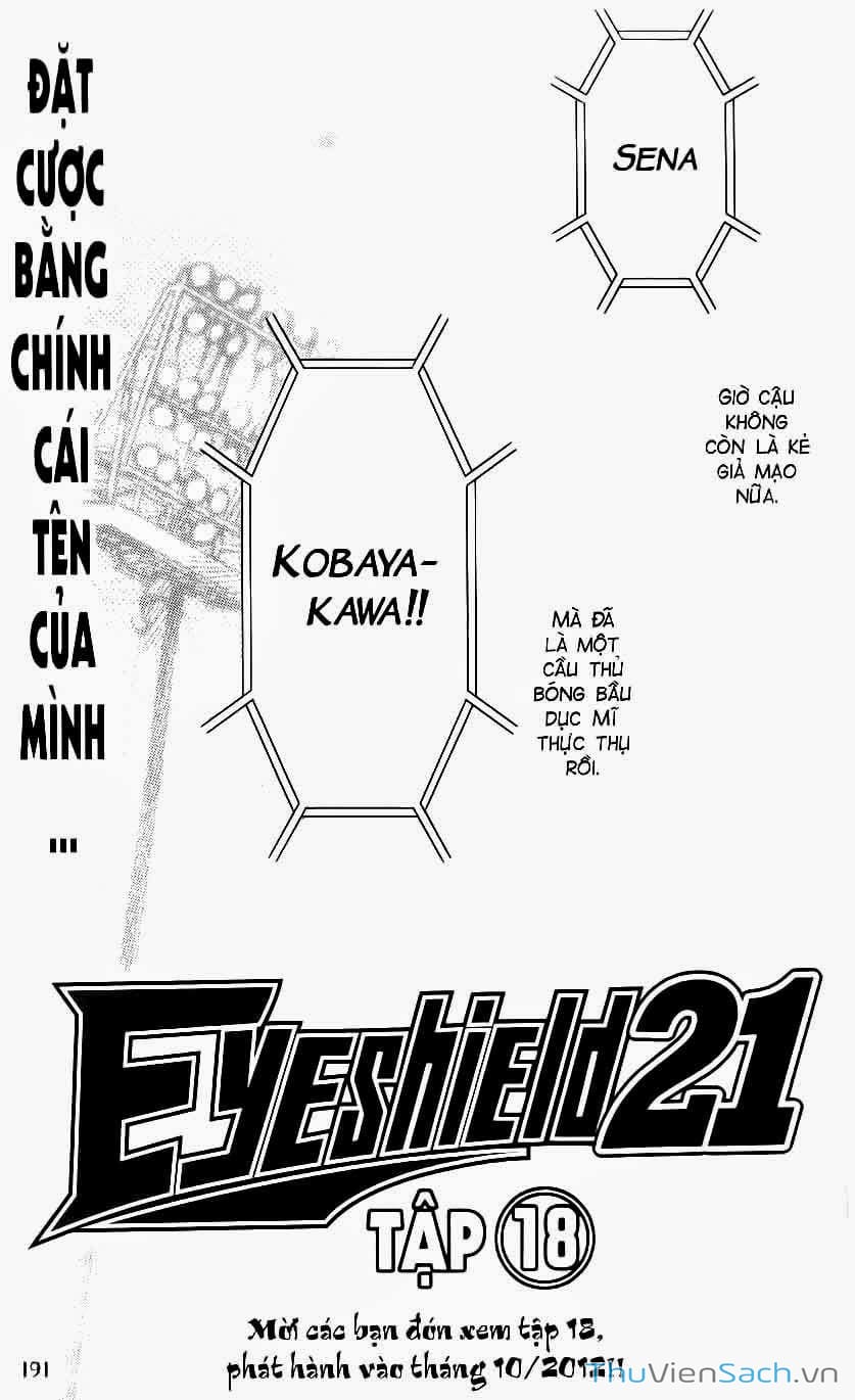 Truyện Tranh Lá Chắn Mắt - Eyeshield 21 trang 3029