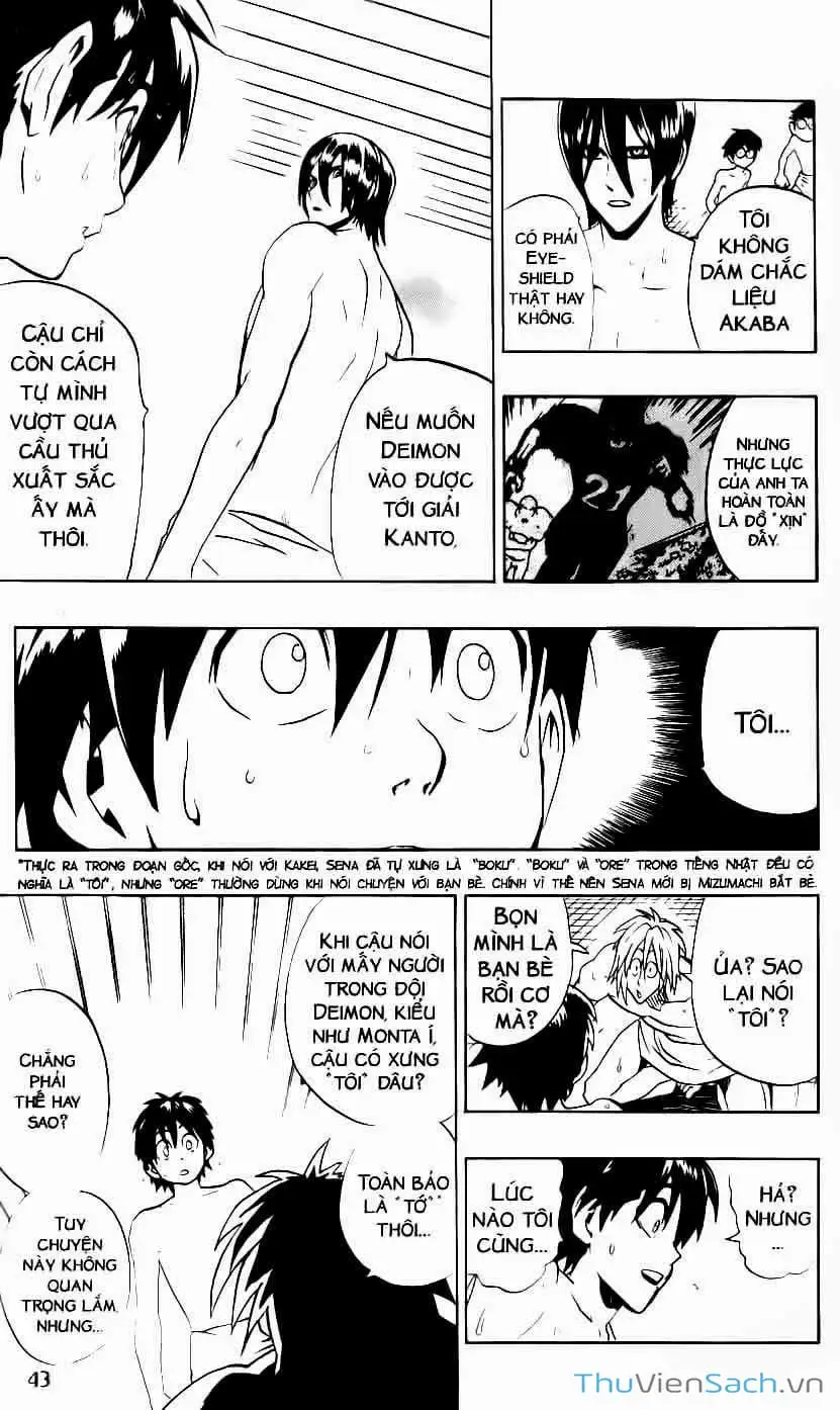 Truyện Tranh Lá Chắn Mắt - Eyeshield 21 trang 6