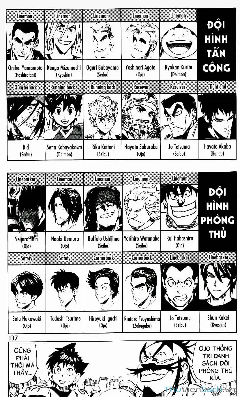 Truyện Tranh Lá Chắn Mắt - Eyeshield 21 trang 6