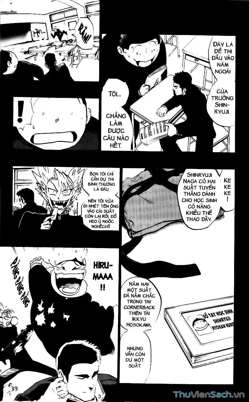 Truyện Tranh Lá Chắn Mắt - Eyeshield 21 trang 6