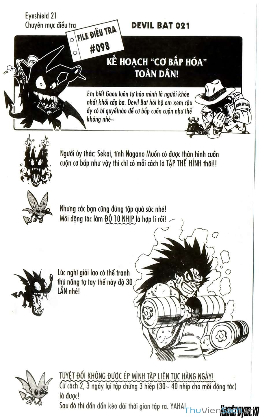 Truyện Tranh Lá Chắn Mắt - Eyeshield 21 trang 6