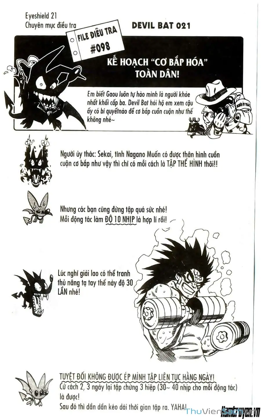 Truyện Tranh Lá Chắn Mắt - Eyeshield 21 trang 6