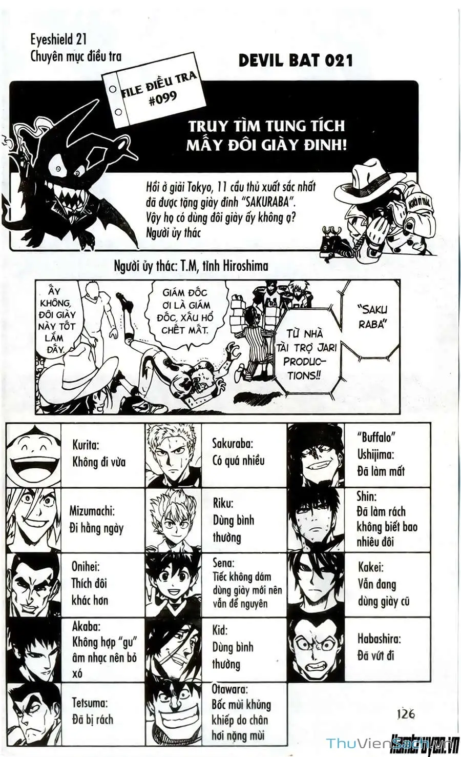 Truyện Tranh Lá Chắn Mắt - Eyeshield 21 trang 6