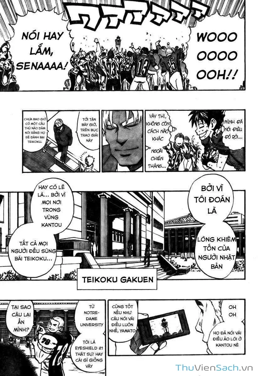 Truyện Tranh Lá Chắn Mắt - Eyeshield 21 trang 6