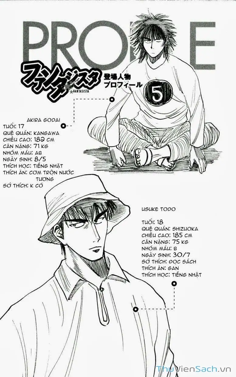 Truyện Tranh Vũ Điệu Trên Sân Cỏ - Fantasista trang 2