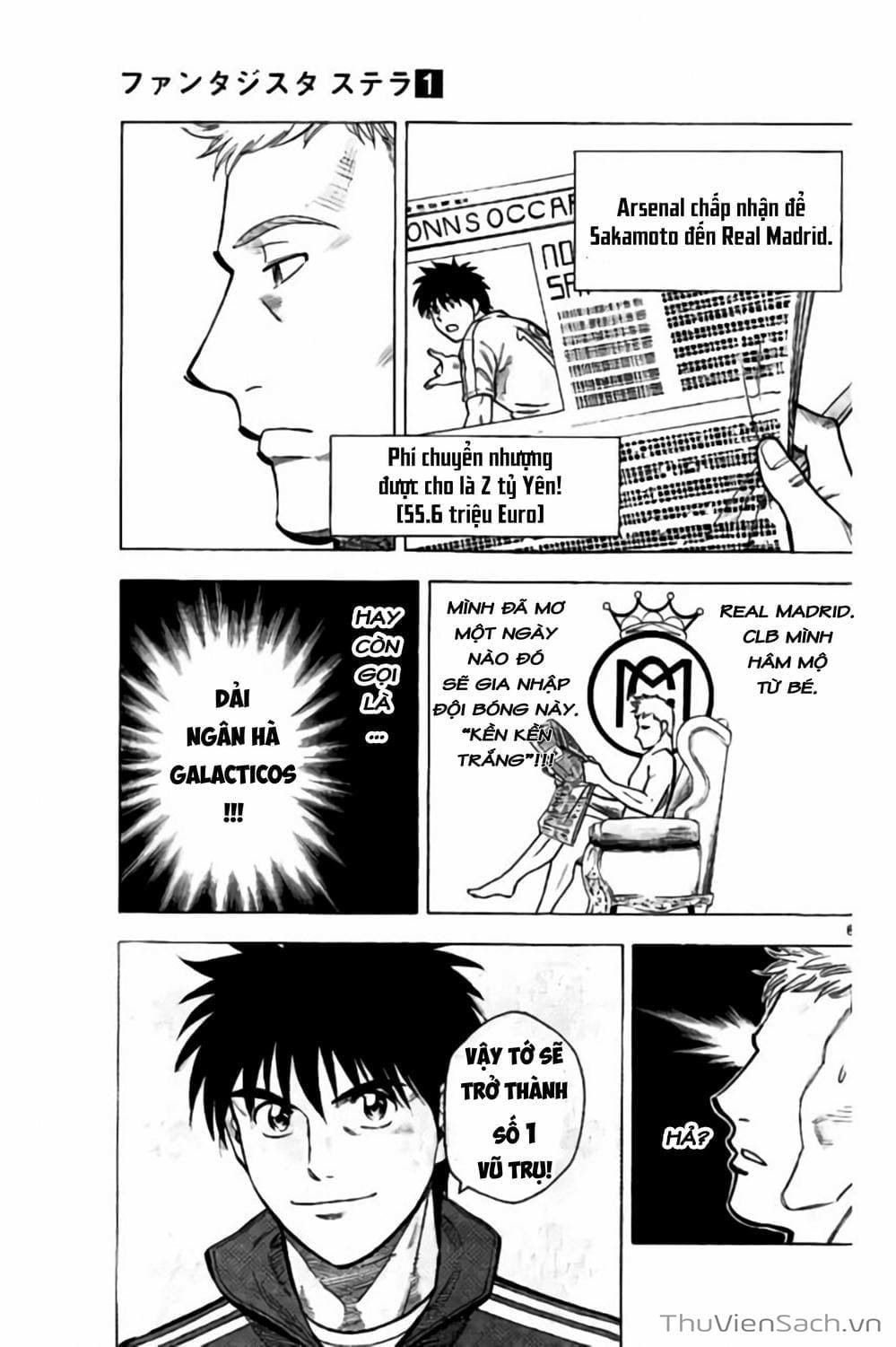 Truyện Tranh Vũ Điệu Trên Sân Cỏ - Fantasista Stella trang 2