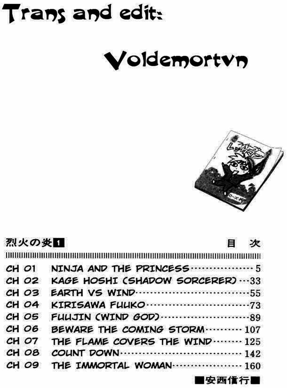 Truyện Tranh Ngọn Lửa Recca - Flame Of Recca trang 9