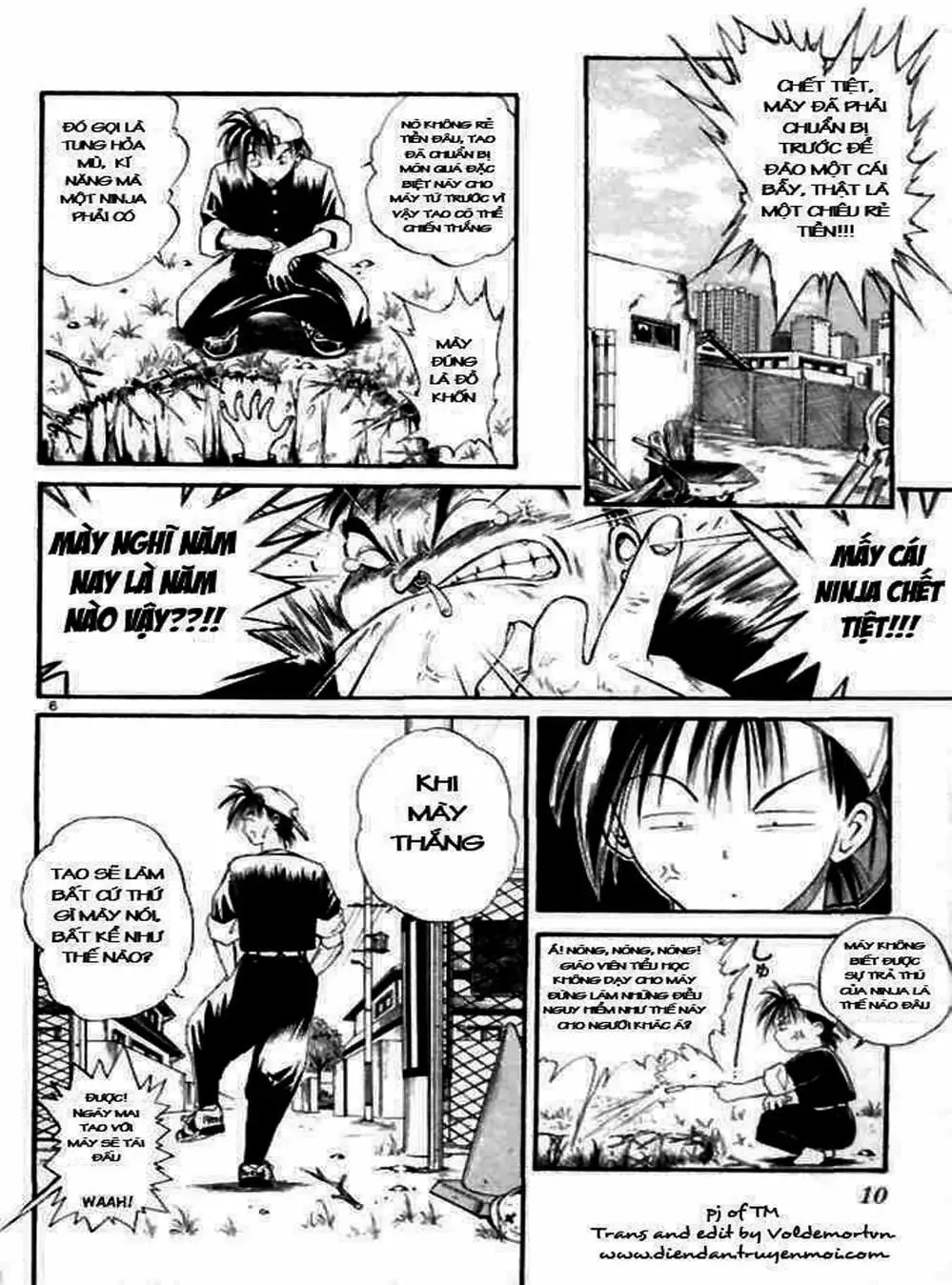 Truyện Tranh Ngọn Lửa Recca - Flame Of Recca trang 9