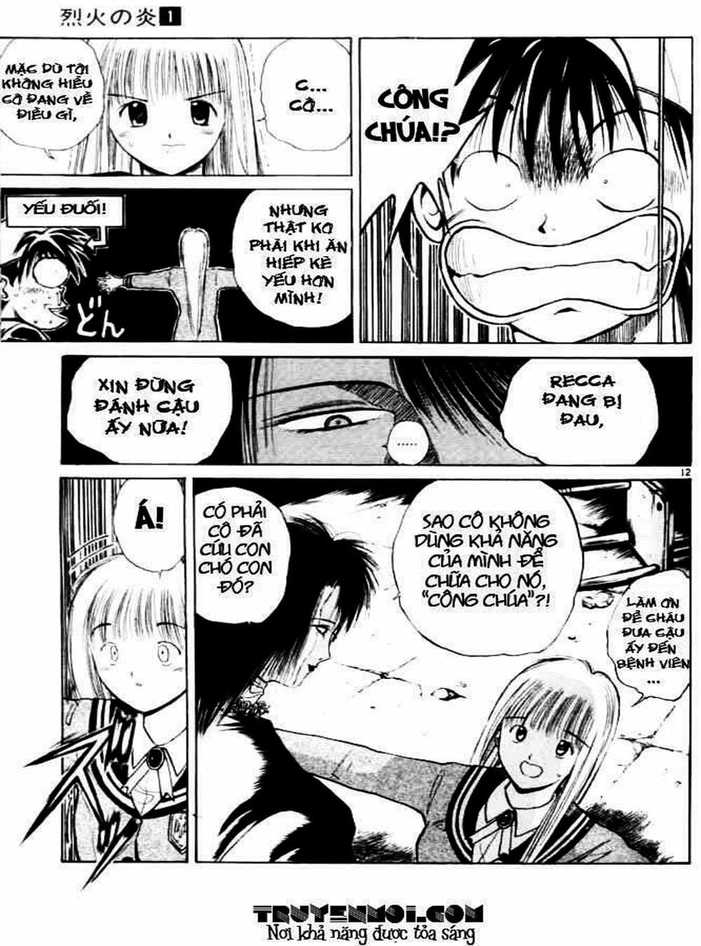 Truyện Tranh Ngọn Lửa Recca - Flame Of Recca trang 9