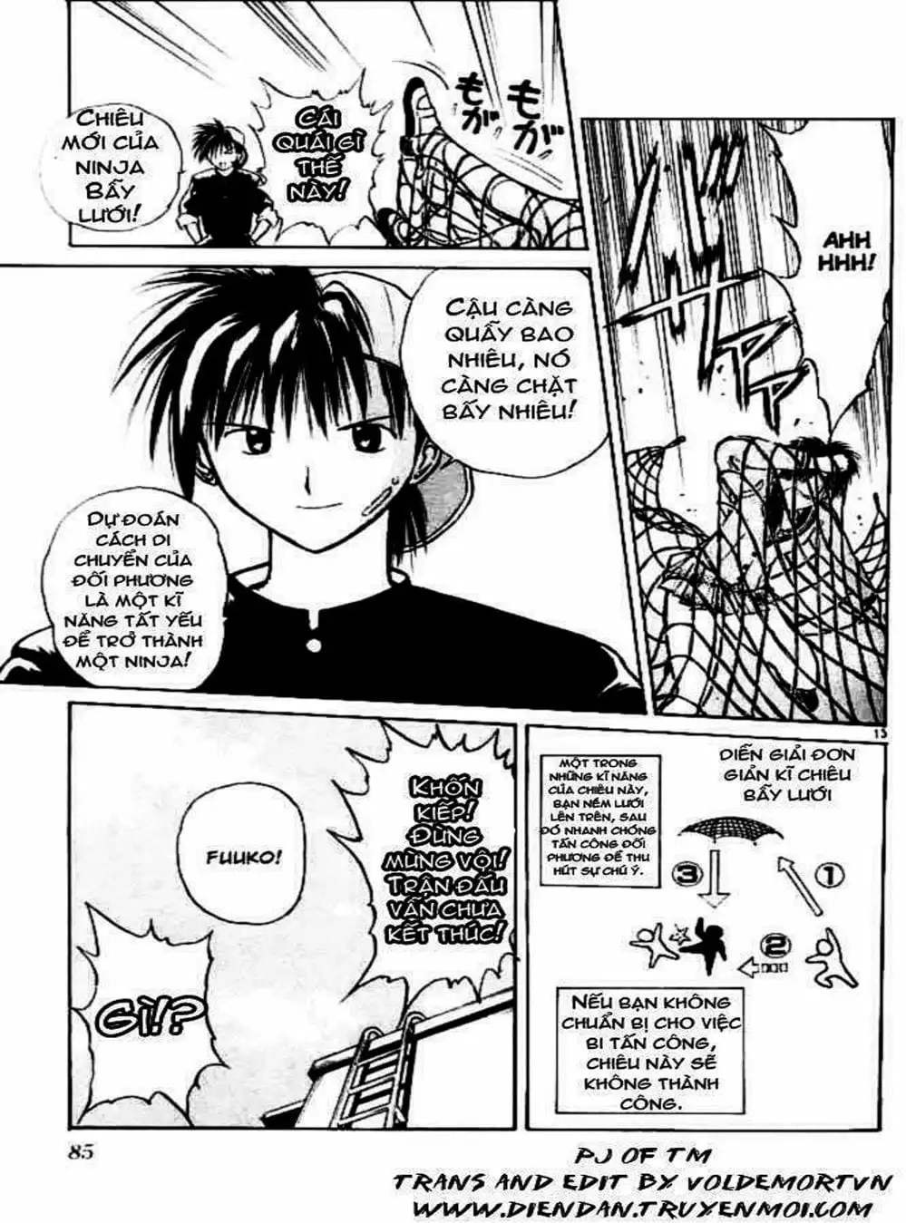 Truyện Tranh Ngọn Lửa Recca - Flame Of Recca trang 9