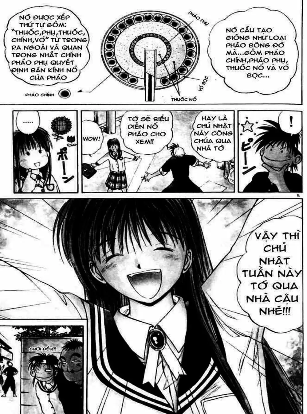 Truyện Tranh Ngọn Lửa Recca - Flame Of Recca trang 9