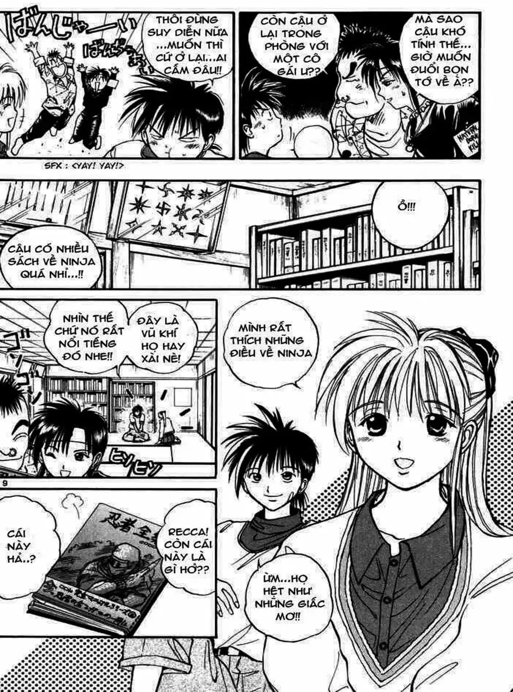 Truyện Tranh Ngọn Lửa Recca - Flame Of Recca trang 9