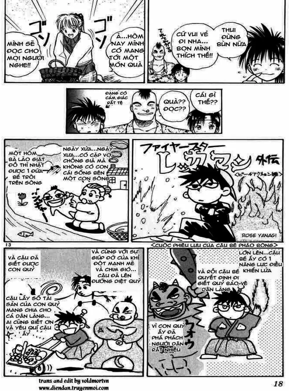 Truyện Tranh Ngọn Lửa Recca - Flame Of Recca trang 9