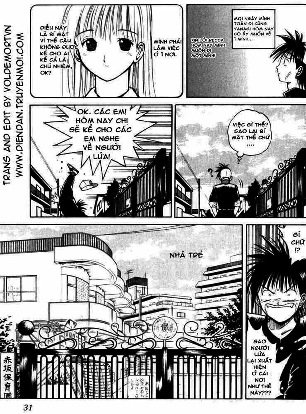 Truyện Tranh Ngọn Lửa Recca - Flame Of Recca trang 9