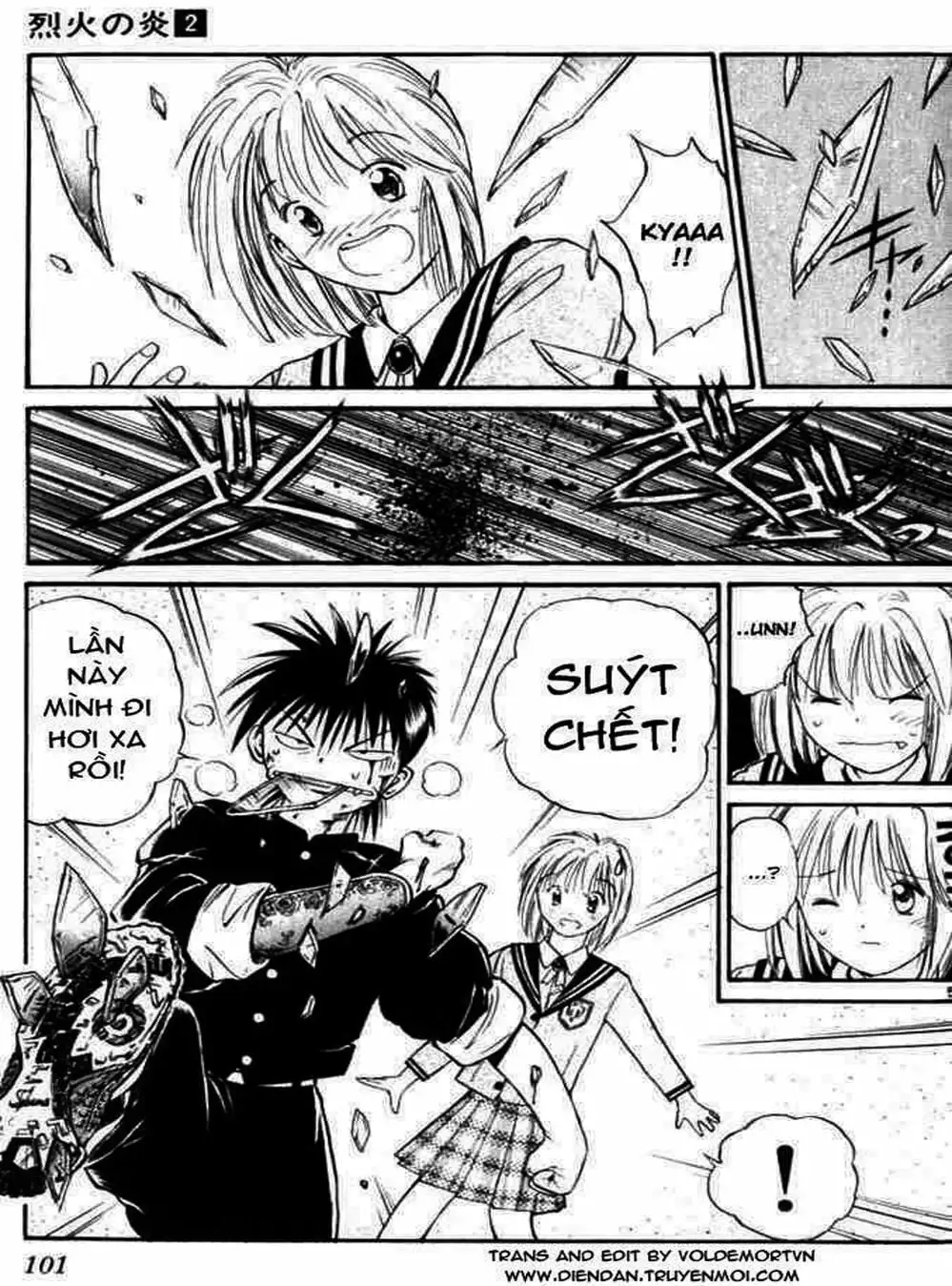 Truyện Tranh Ngọn Lửa Recca - Flame Of Recca trang 9