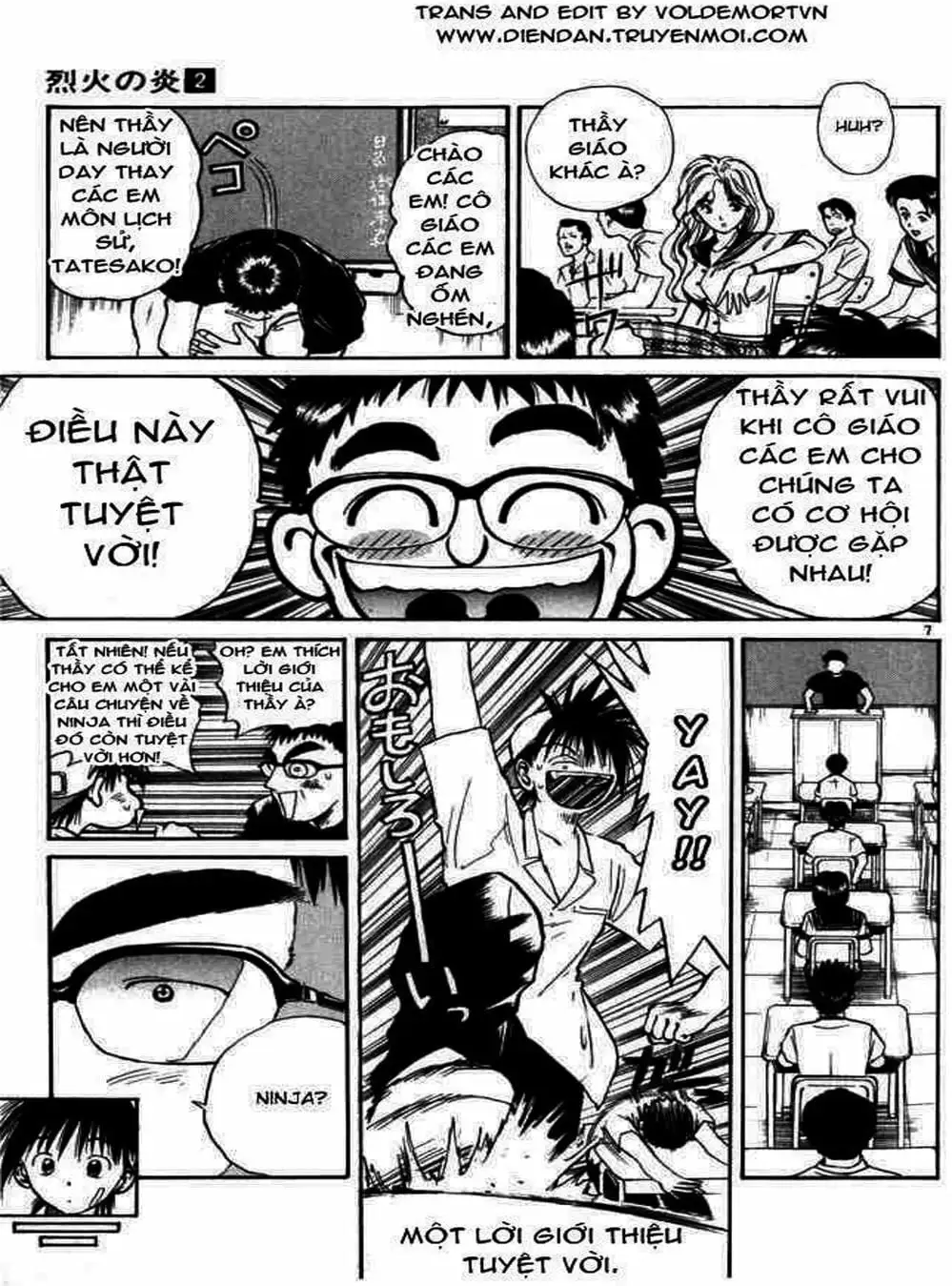 Truyện Tranh Ngọn Lửa Recca - Flame Of Recca trang 9