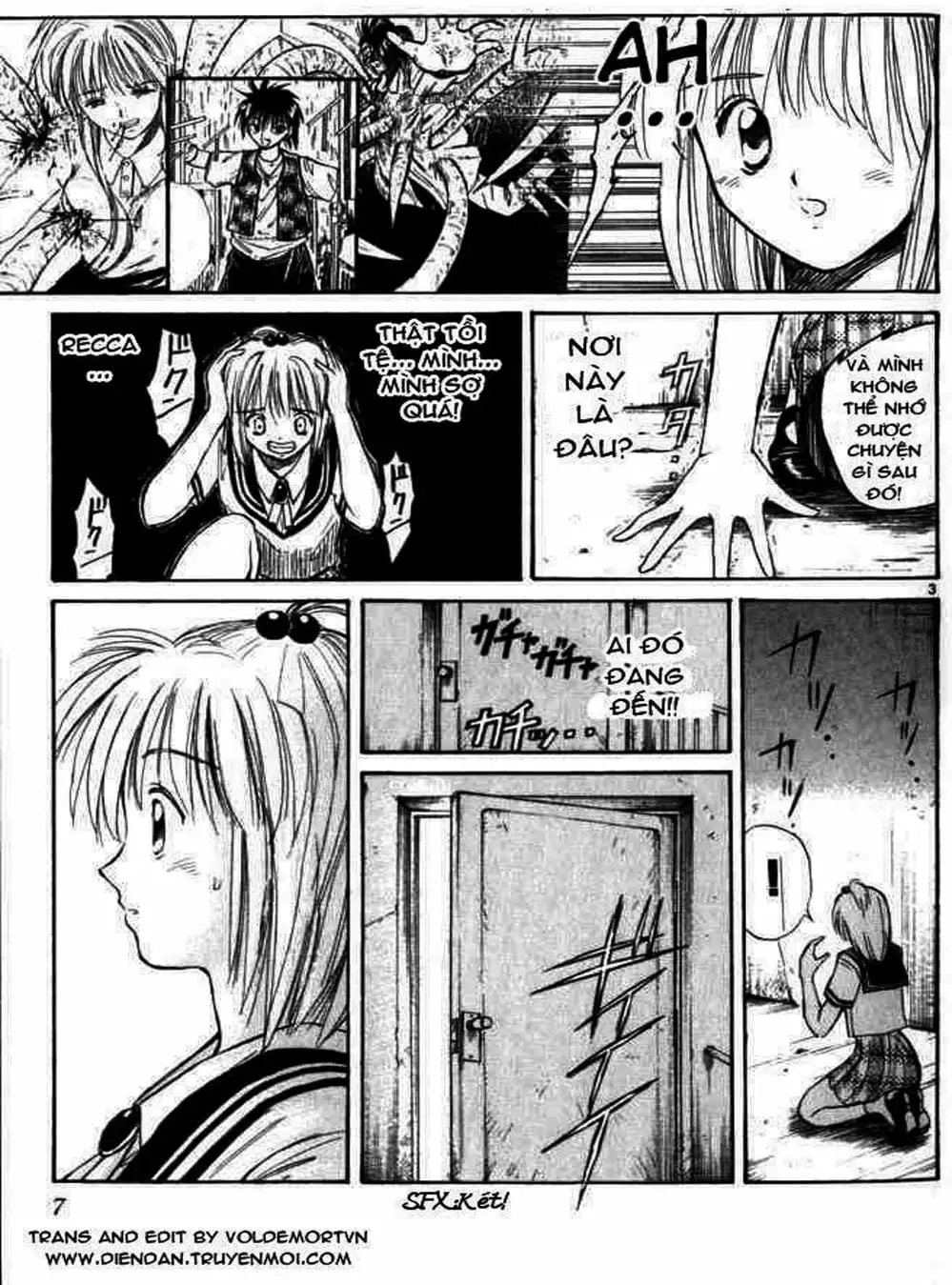 Truyện Tranh Ngọn Lửa Recca - Flame Of Recca trang 9