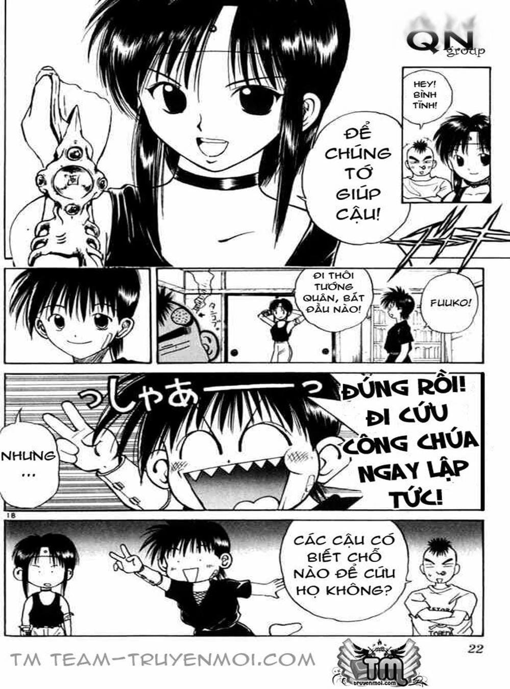 Truyện Tranh Ngọn Lửa Recca - Flame Of Recca trang 9